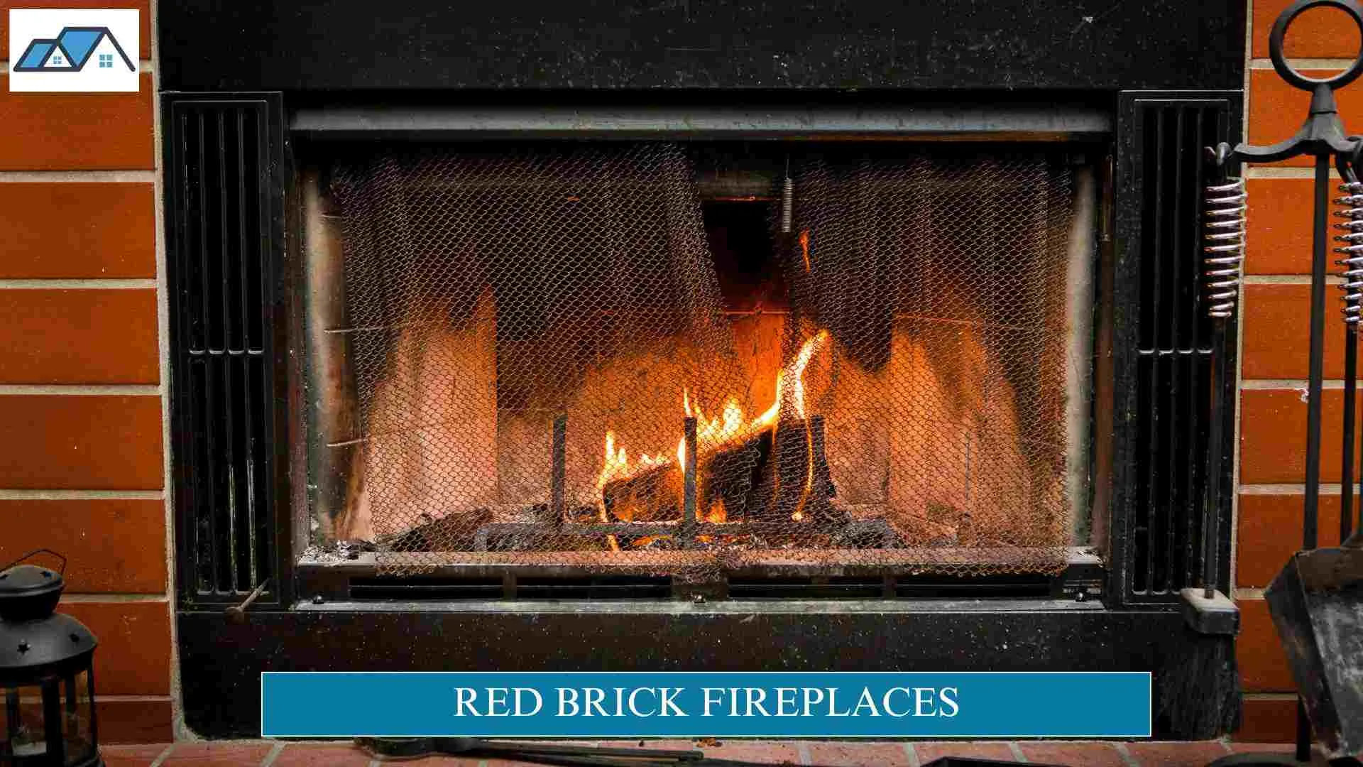 red brick fireplaces