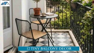tiny balcony decor