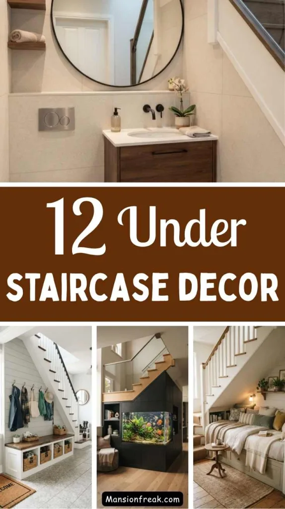 12 Under Staircase Decor for Stylish and Functional Spaces 2 Under Staircase Decor