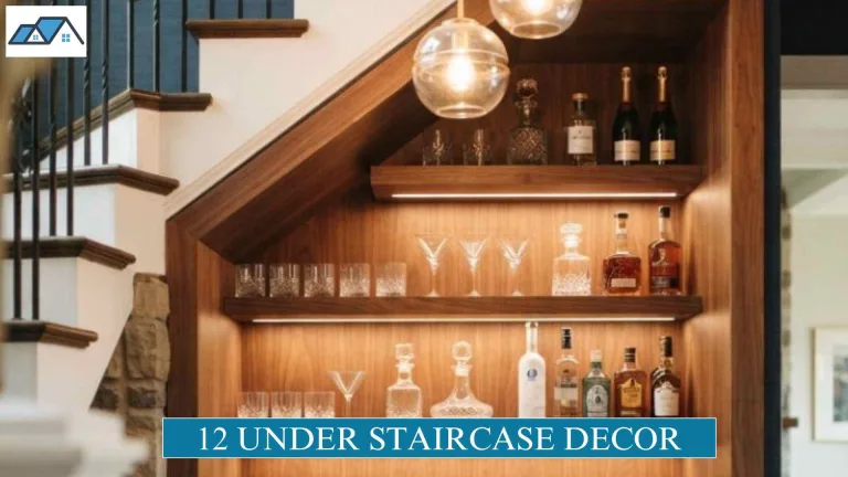 under staircase decor