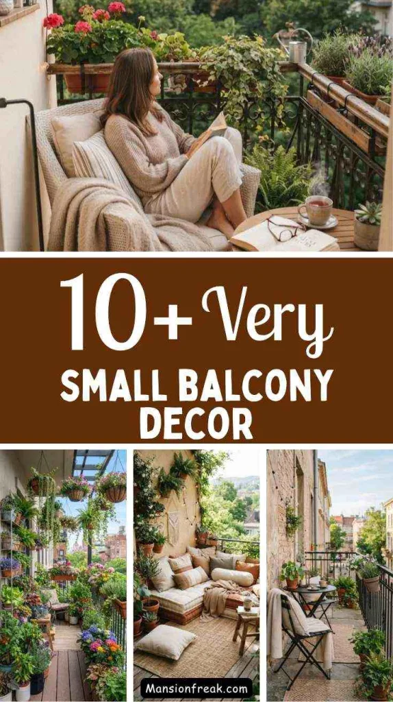 Very Small Balcony Decor